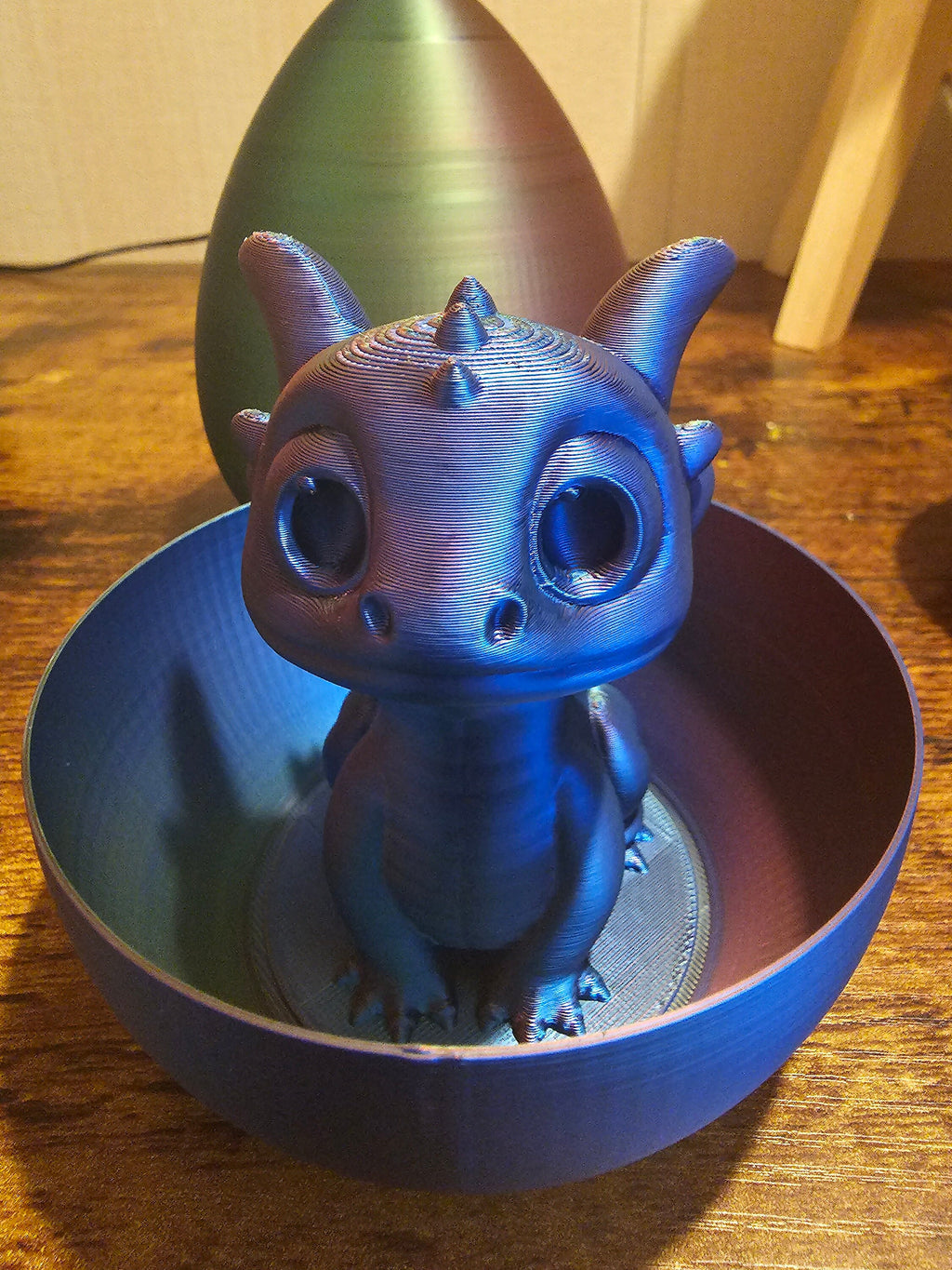 3D-printed baby dragon egg (2 eggs)