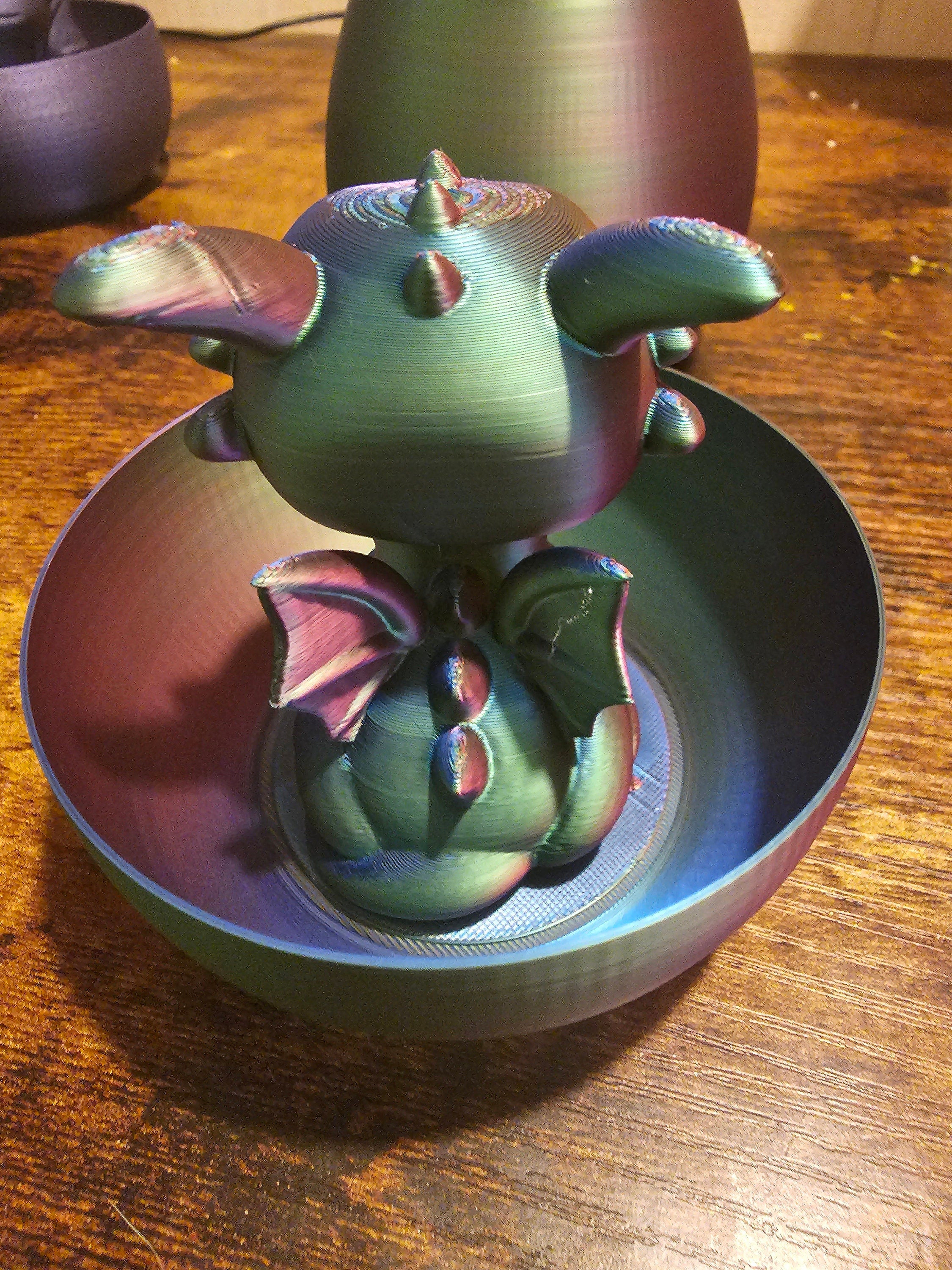 3D-printed baby dragon egg (2 eggs)