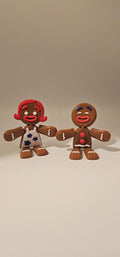 3D Printed Gingerbread Couple Keyrings: Festive Stocking Stuffers