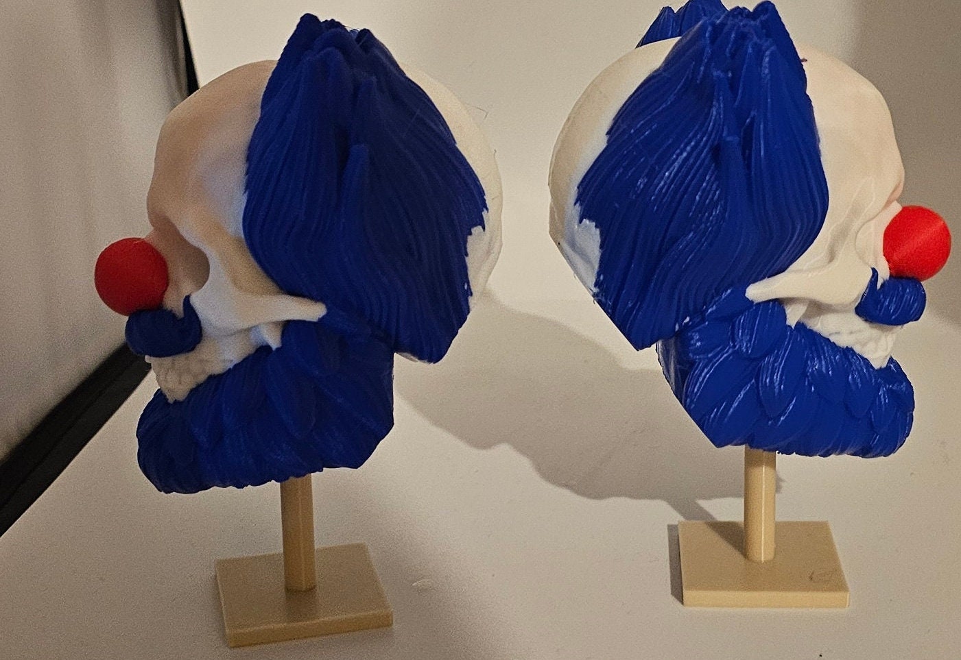 3D printed Colourful clown skeleton approx 4 inches