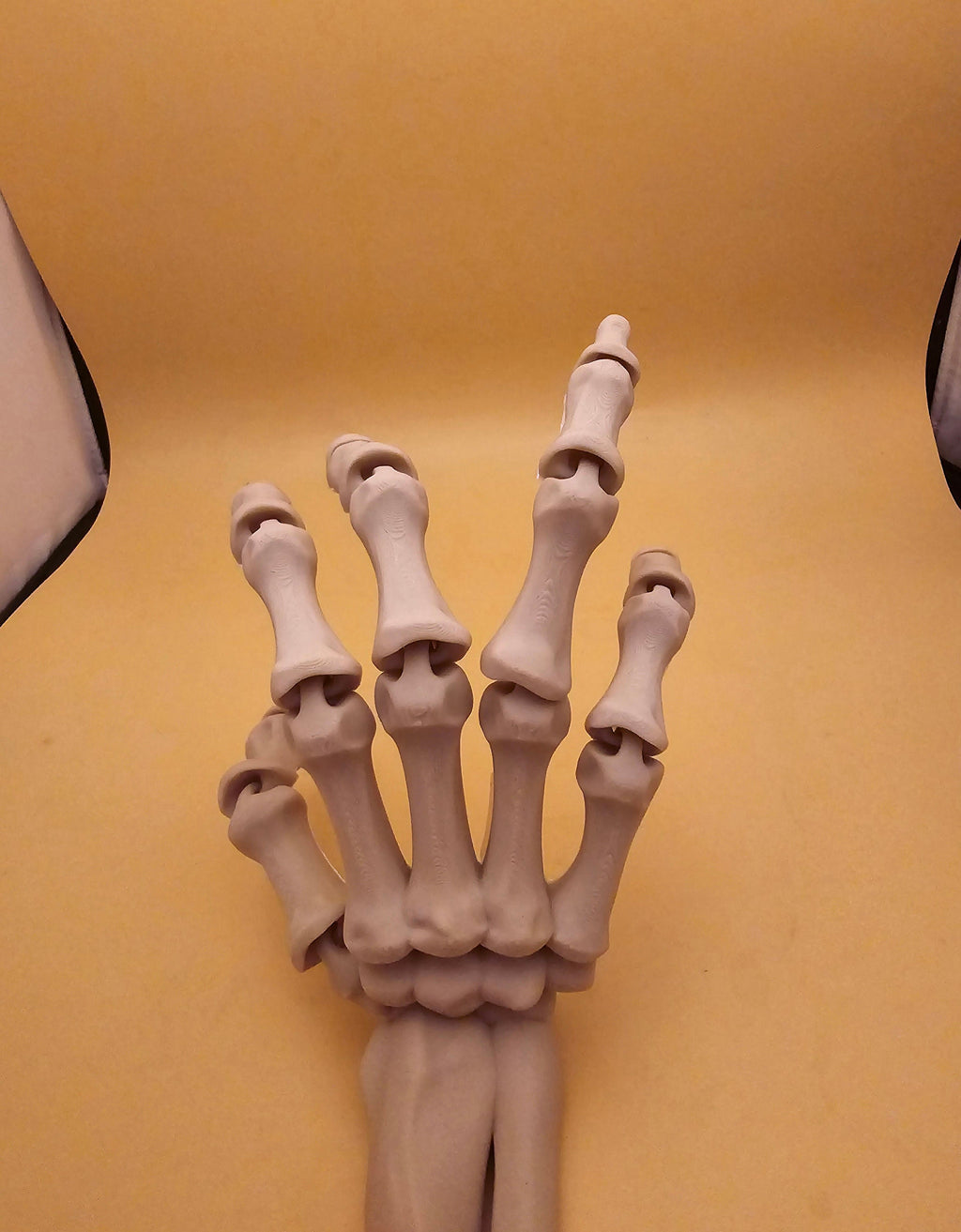 3D printed articulated skeleton hand