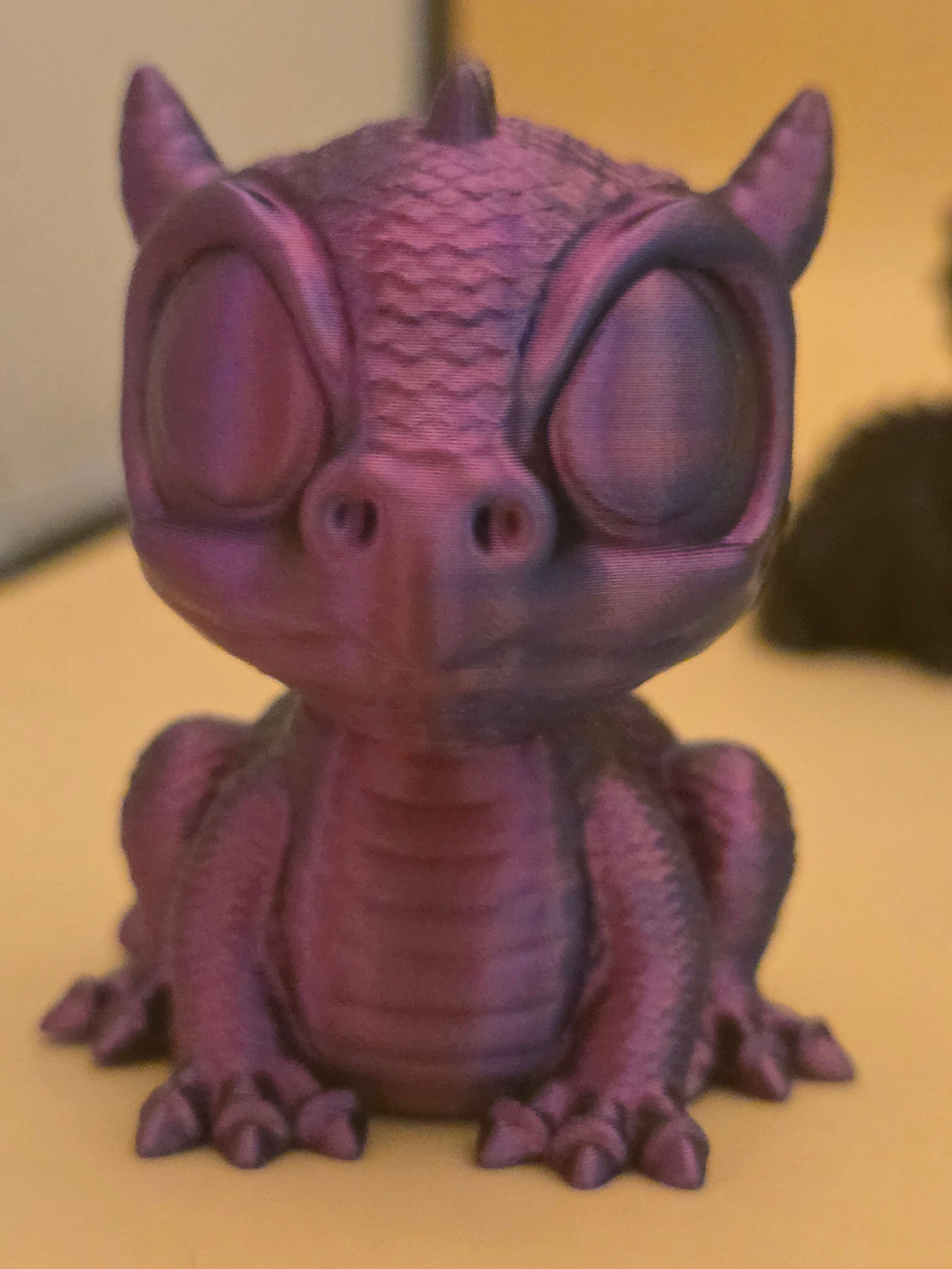 3D printed baby dragon figure