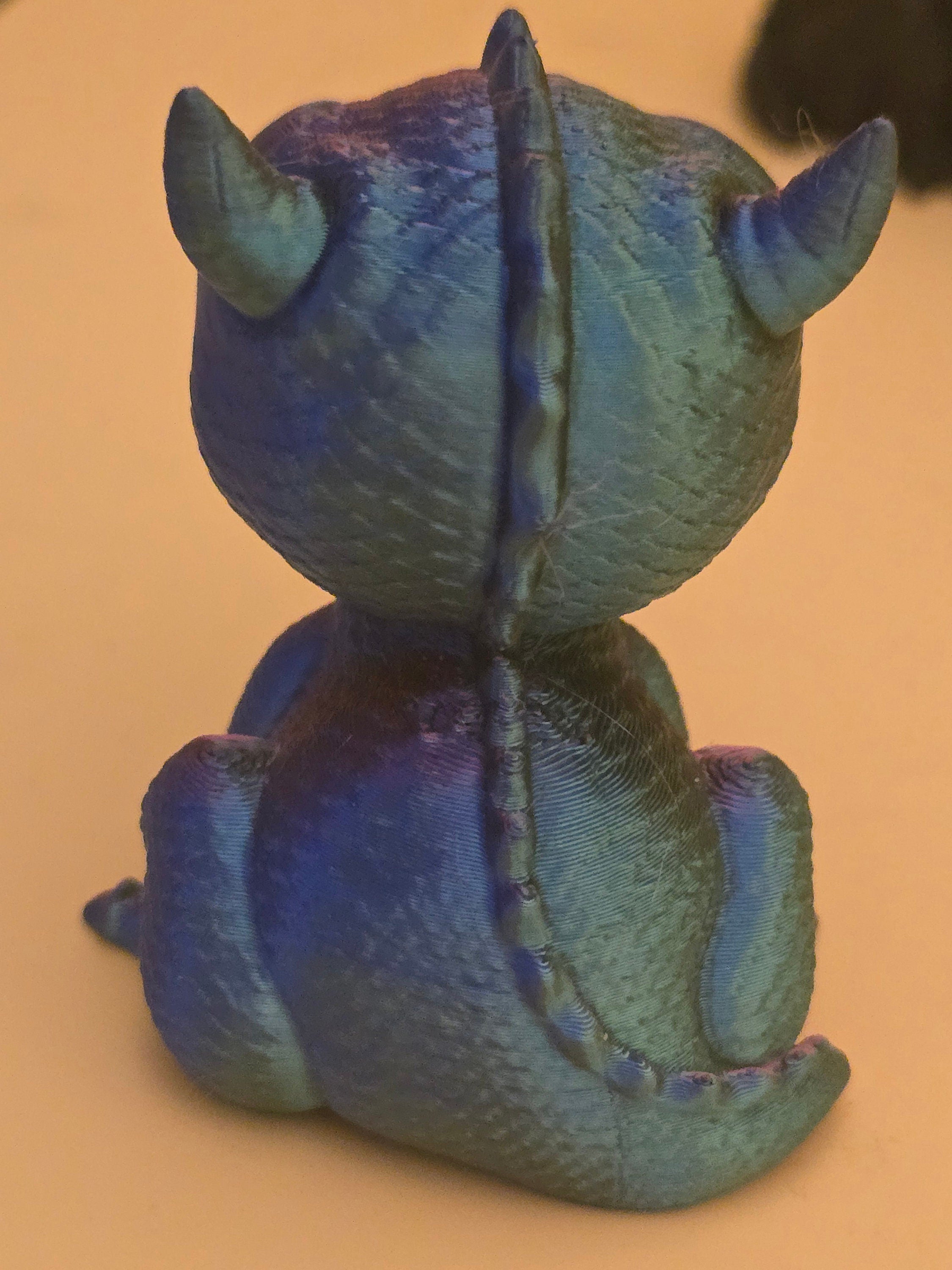 3D printed baby dragon figure