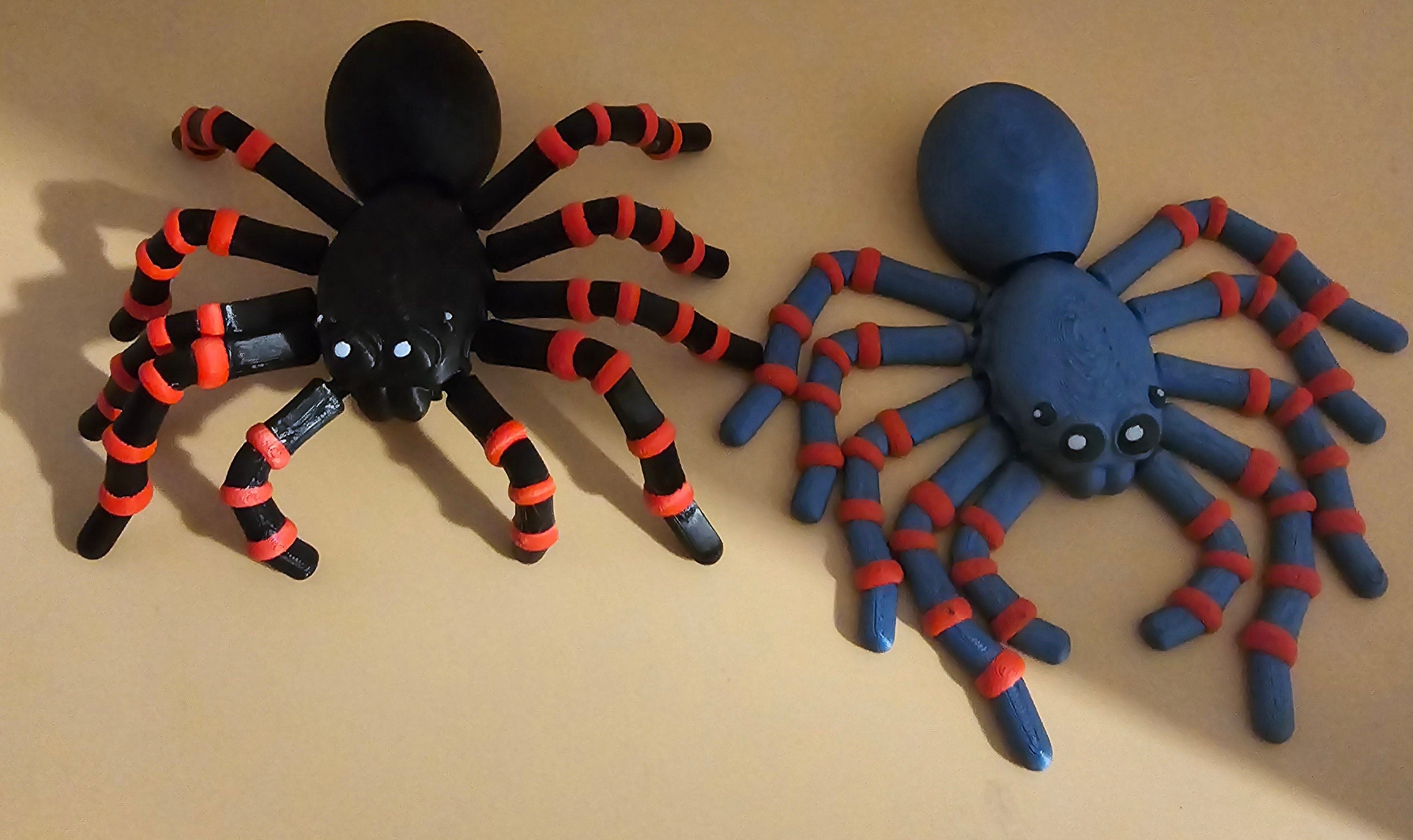 3D printed articulated tarantula posable