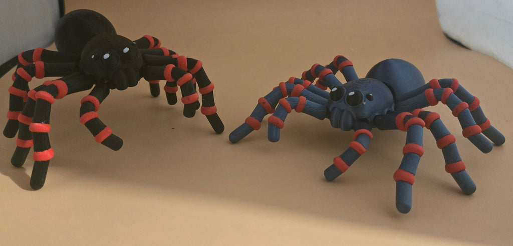 3D printed articulated tarantula posable