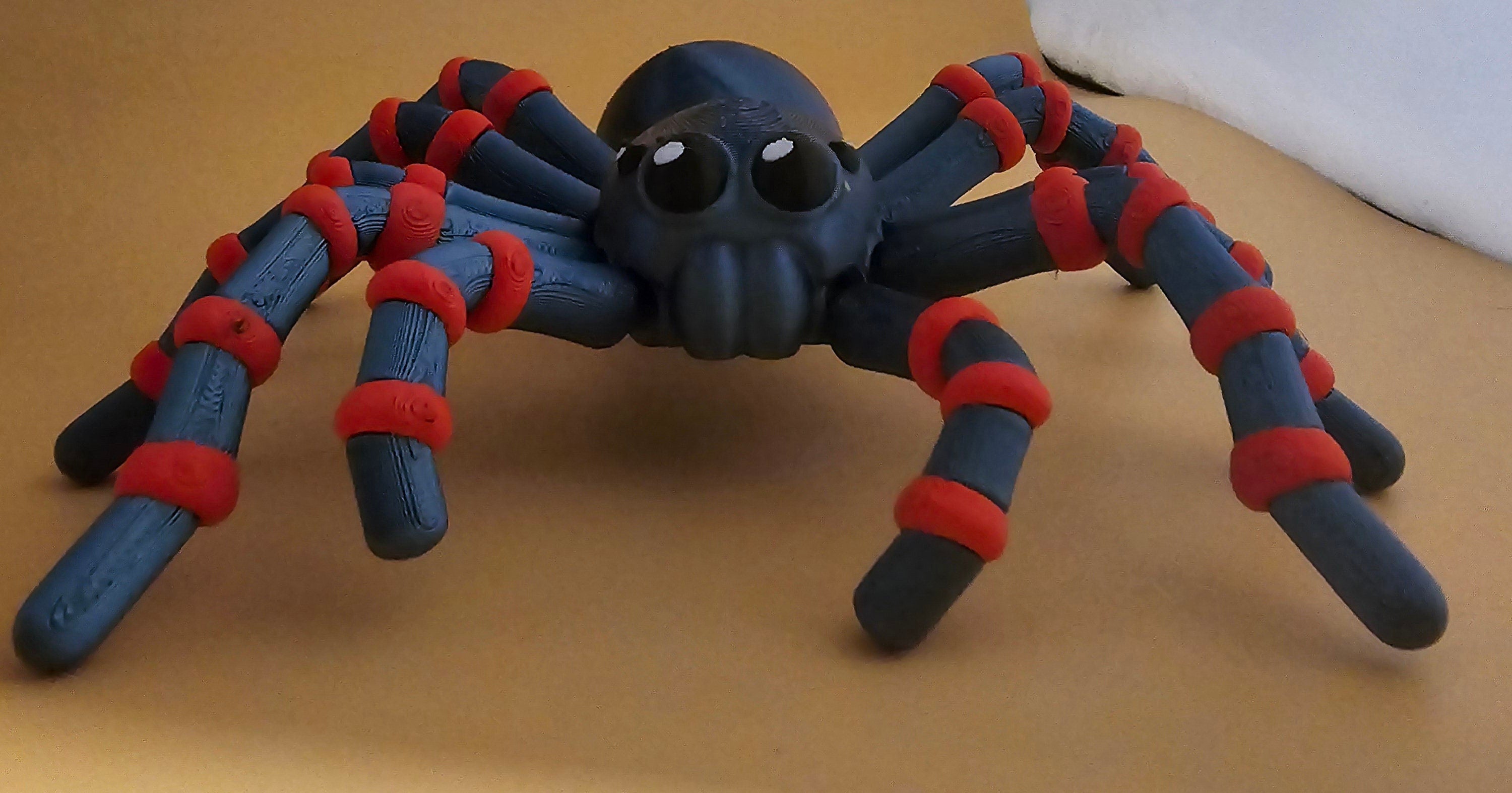 3D printed articulated tarantula posable