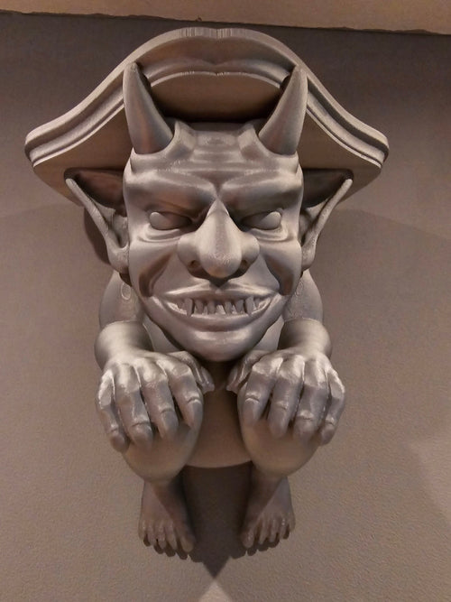 3D printed gargoyle shelf seasonal decor