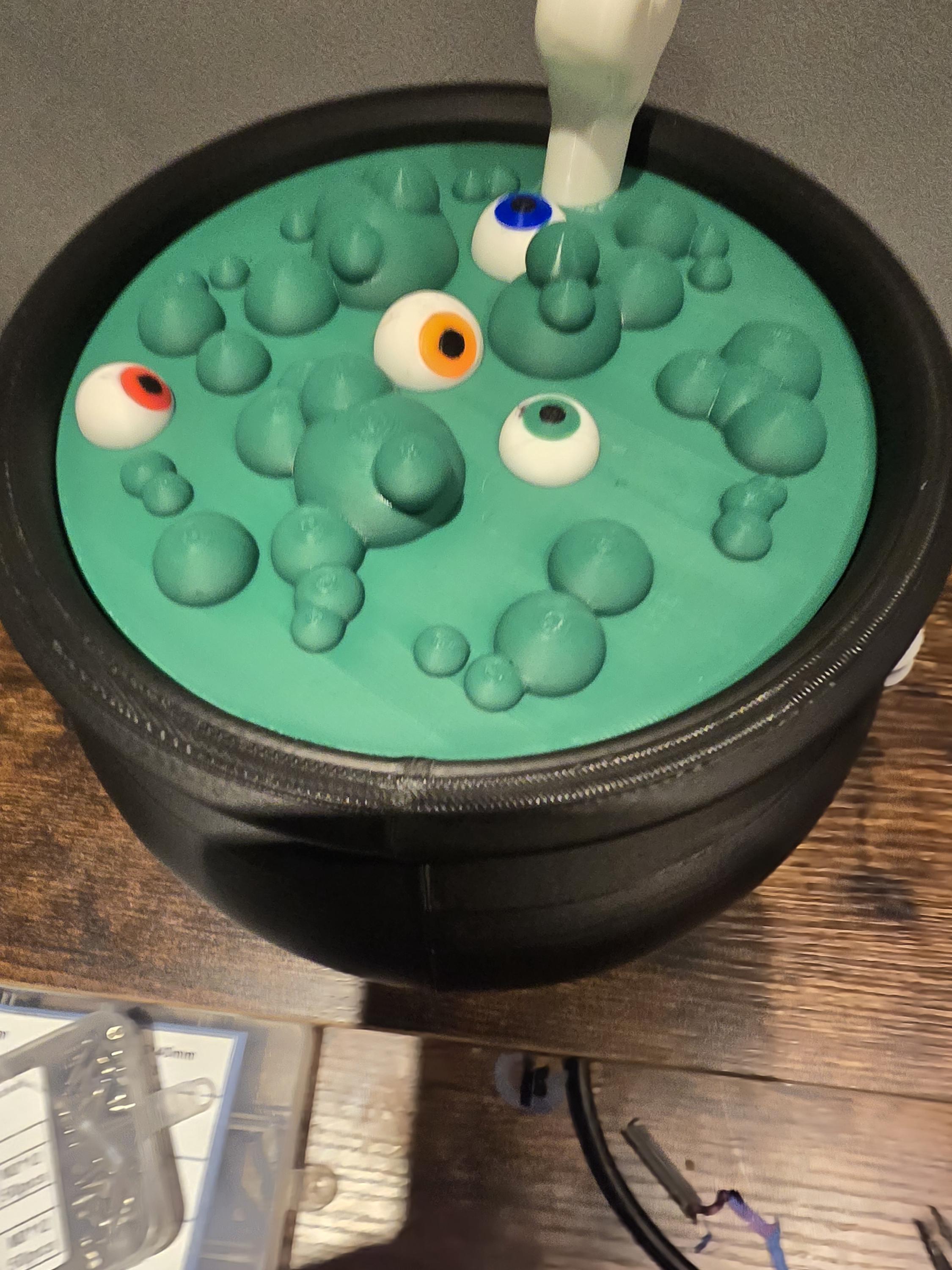 halloween trick or treat cauldron bowl 3D printed