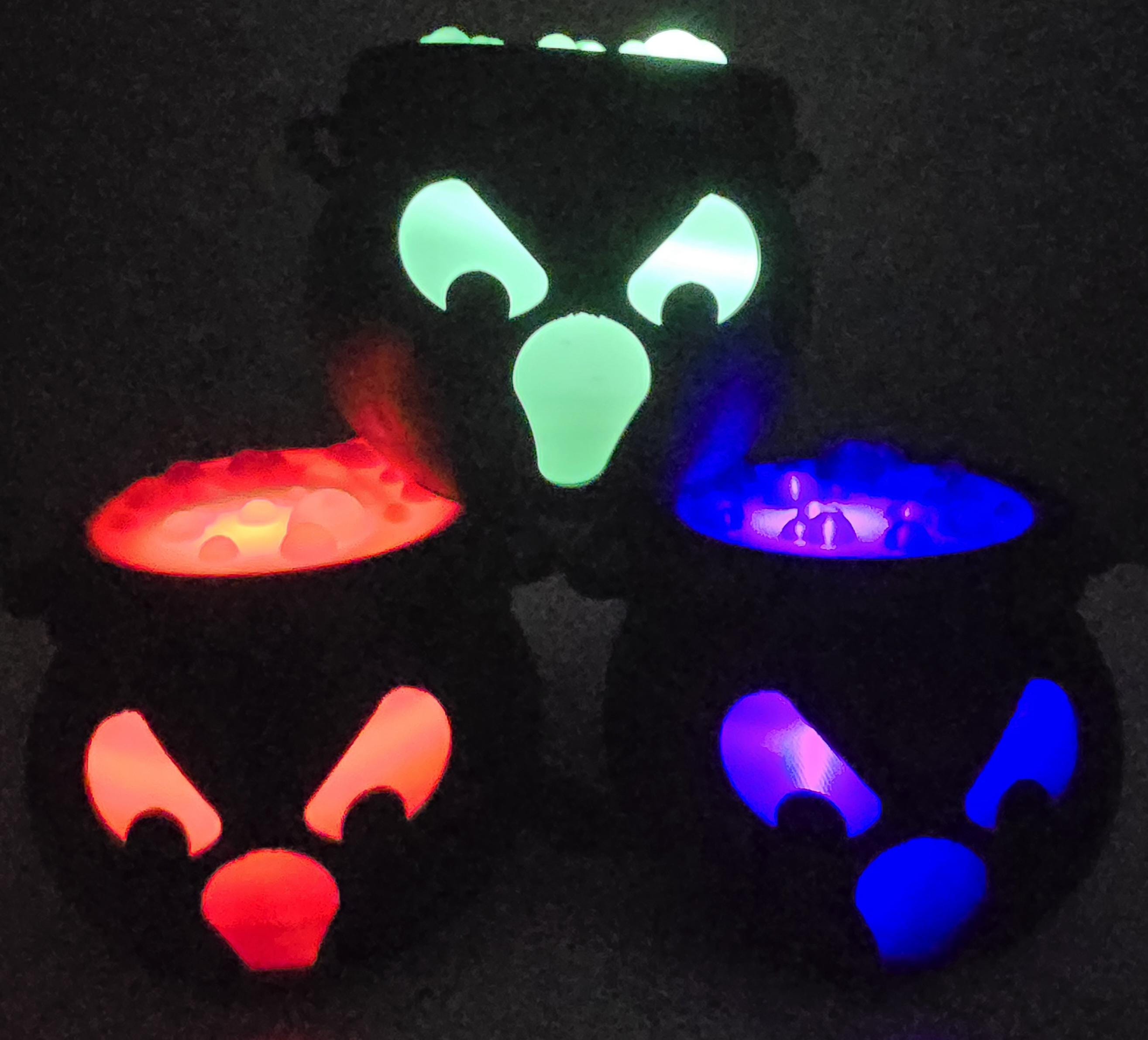 tea light cauldron halloween decor