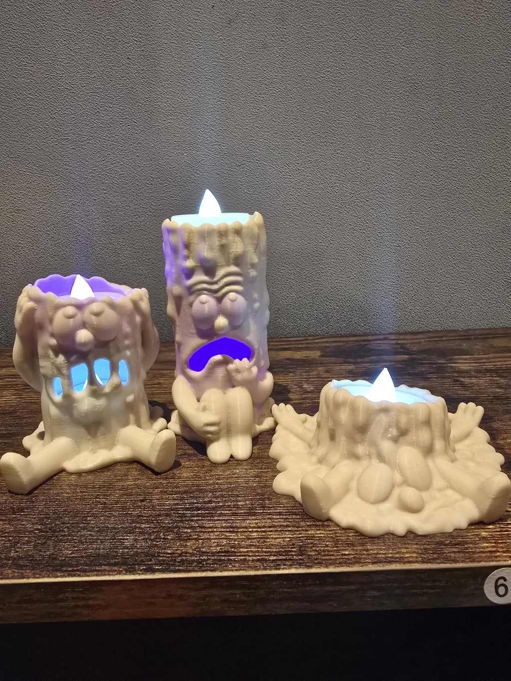 life of a candle (set of 3)