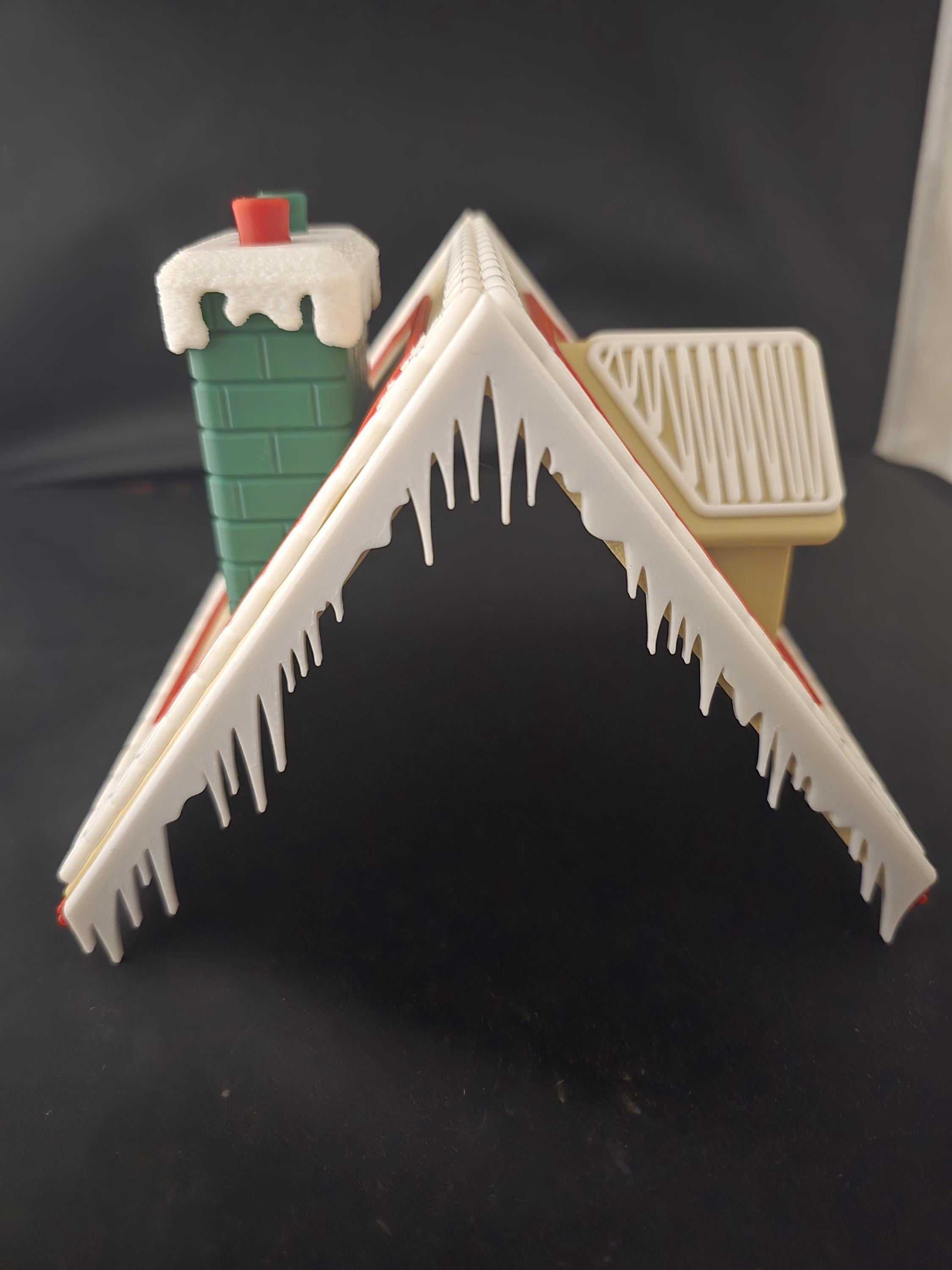 3D Printed Gingerbread House Candy Bowl, Light Up Christmas Decor