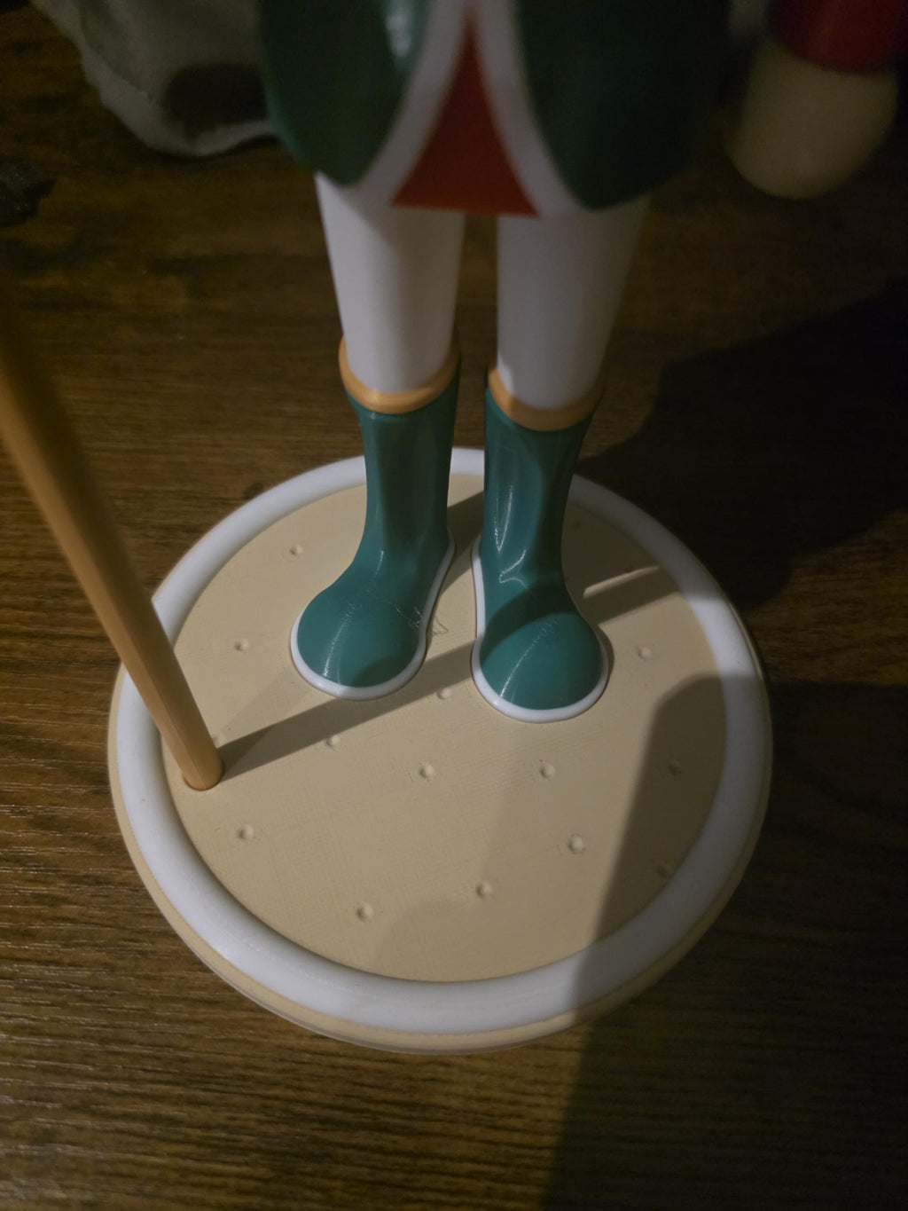 Traditional Christmas nutcracker decoration with movable mouth over 1ft tall