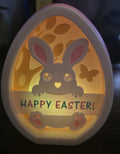 Easter light up eggs Just over 4inches colours can be customised  pack of 2