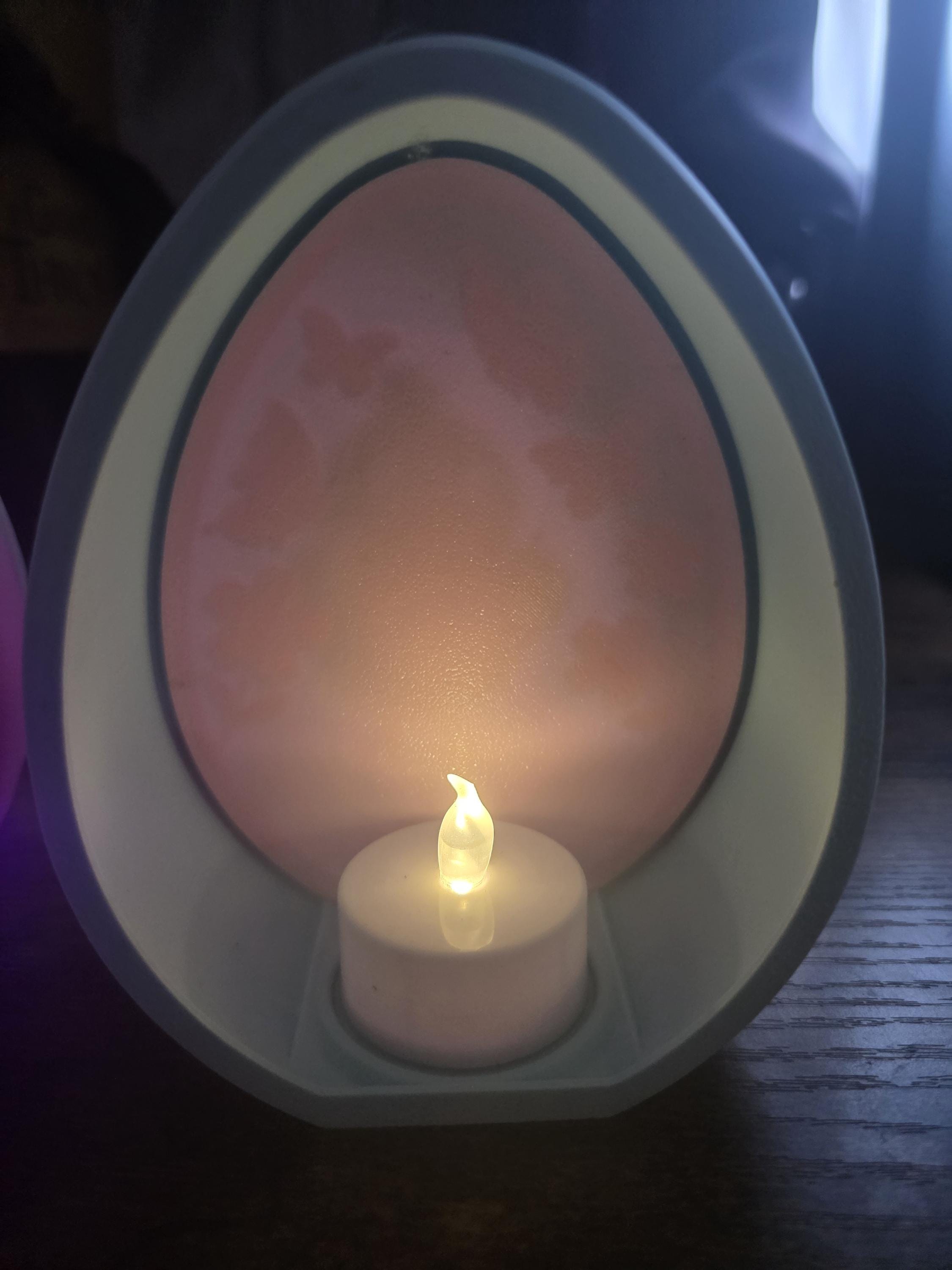Easter light up eggs Just over 4inches colours can be customised  pack of 2