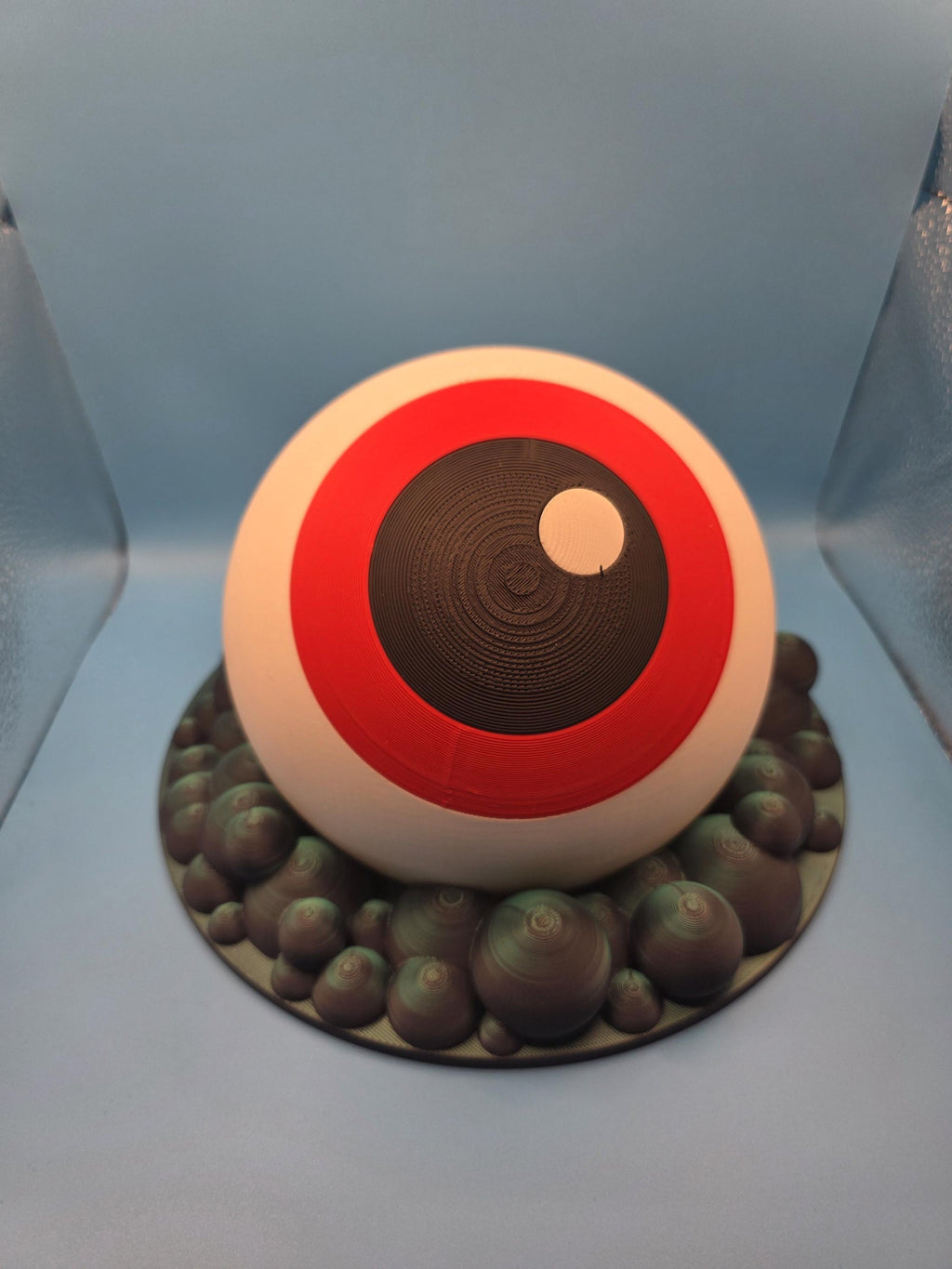 large 3D printed candy eye bowl