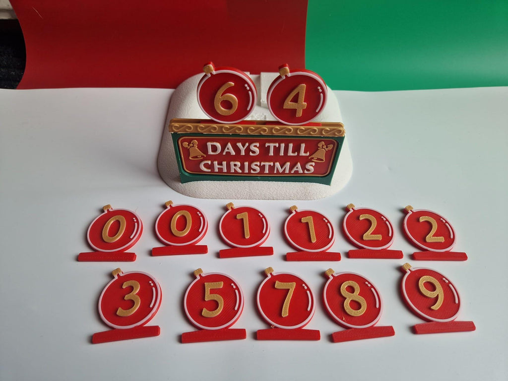 large snowman countdown figure with optional lamp function