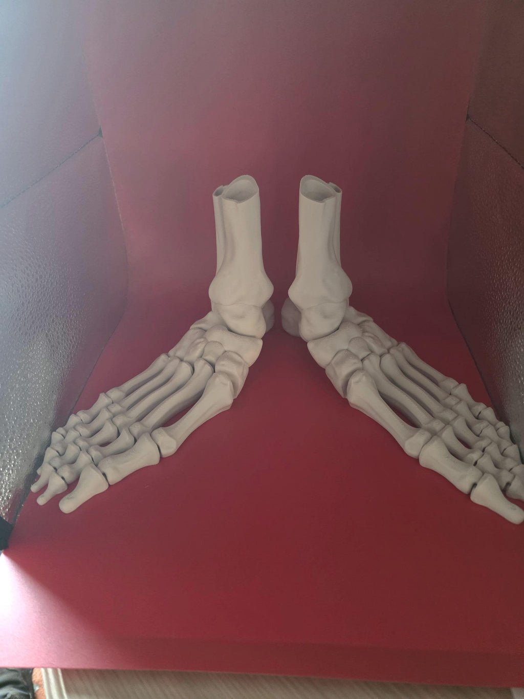 3D printed Large realistic articulated skeleton foot seasonal decor