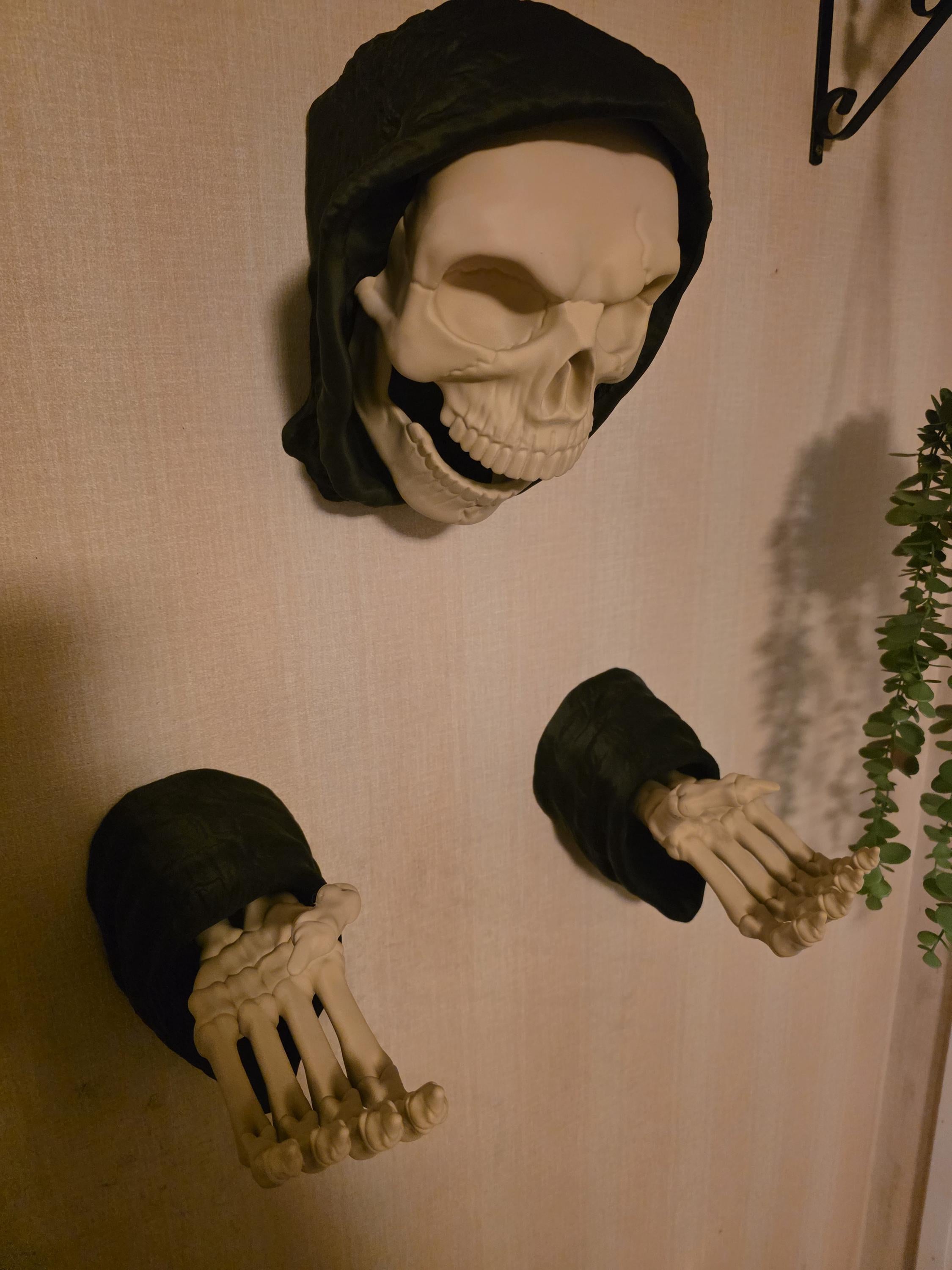 Grim reaper wall holder decor