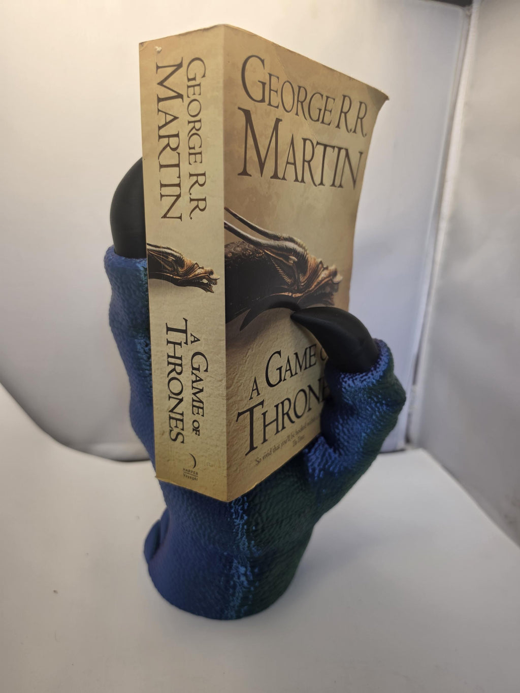 3D printed dragon claw book holder/stand 12 inch