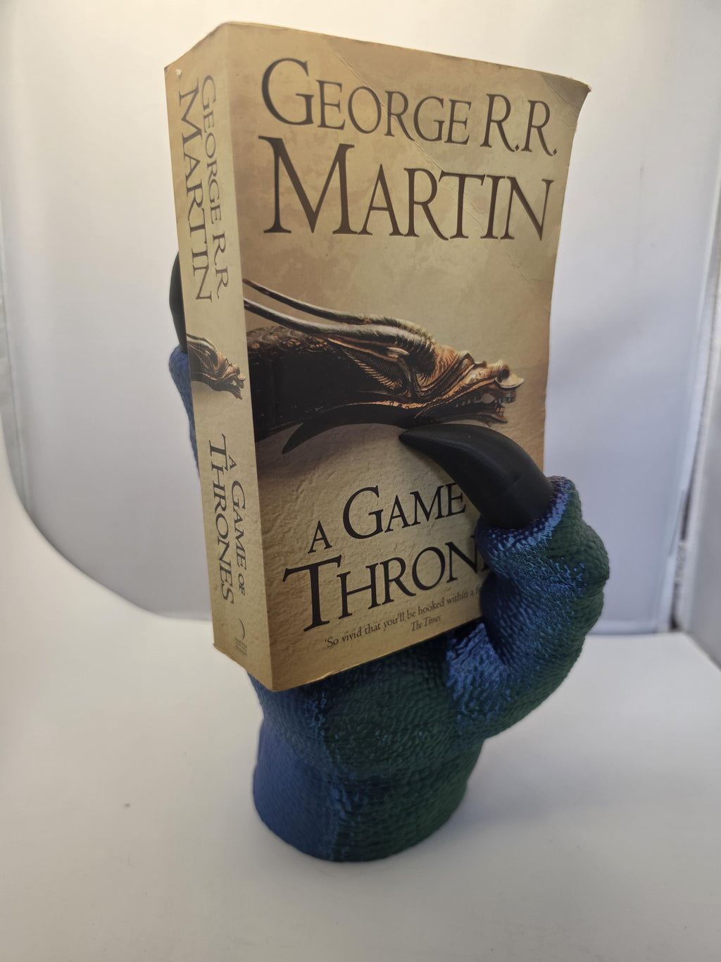 3D printed dragon claw book holder/stand 12 inch